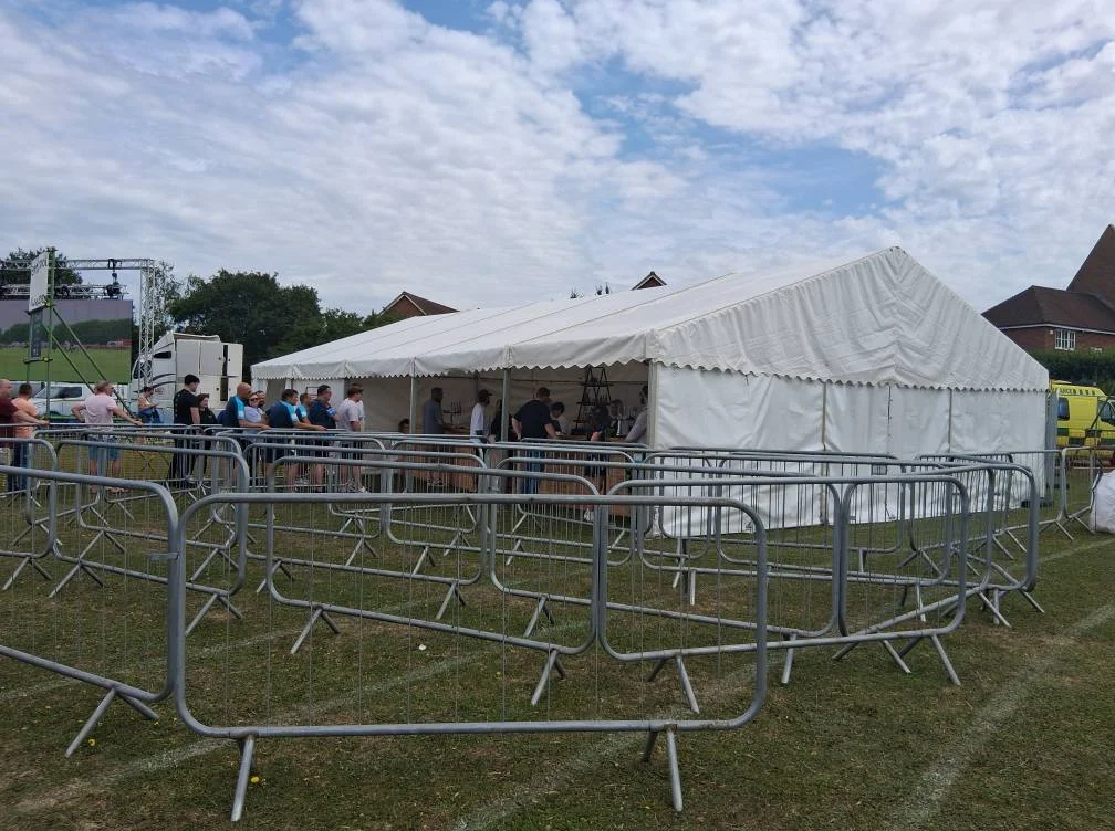 Ticket booth marquee